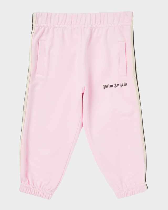 Girl's Logo-Print Track Sweatpants, Size 3M-3